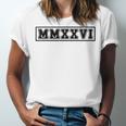 Senior 2026 MMXXVI Graduate Class Of 2026 Graduation Unisex Jersey T-Shirt