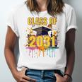 Senior 31 Class Of 2031 Back To School Graduation 2031 Unisex Jersey T-Shirt