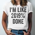 Senior Class 2019 Shirt High School College Graduation Unisex Jersey T-Shirt