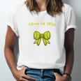 Senior Class Of 2026 Tennis Coquette Bow Graduation Premium Unisex Jersey T-Shirt