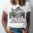 Senior Mom Class Of 2025 Senior Mama 2025 Leopard Graduation Unisex Jersey T-Shirt