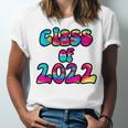 Senior Year 2022 Class Of 2022 Graduation Tie Dye Groovy Unisex Jersey T-Shirt