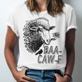 Sheep Baa Crow Caw Back Off Pun Tee For Introverts & Teens Unisex Jersey T-Shirt Sheep Baa Crow Caw Back Off Pun Tee For Introverts & Teens Unisex Jersey T-Shirt