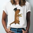 SmileteesGrad Cute Sea Otter Graduation T-Shirt Unisex Jersey T-Shirt
