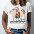 So Done With Being Interrupted Sick And Tired Introvert Premium Tri-Blend Unisex Jersey T-Shirt