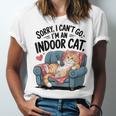 Sorry I Can’t Go I’m An Indoor Cat Couch Introvert Cat Unisex Jersey T-Shirt Sorry I Can’t Go I’m An Indoor Cat Couch Introvert Cat Unisex Jersey T-Shirt