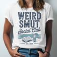 Spicy Romance Book Reader Fan Weird Smut Social Club Unisex Jersey T-Shirt Spicy Romance Book Reader Fan Weird Smut Social Club Unisex Jersey T-Shirt