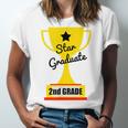 Star Graduate Second Grade Graduation Trophy Cup Unisex Jersey T-Shirt