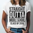 Straight Outta Middle School Graduation Unisex Jersey T-Shirt