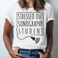 Stressed Sonography Student Ultrasound Tech Graduation Unisex Jersey T-Shirt