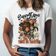 Support Your Local Trick Or Treaters Retro Spooky Nostalgia Unisex Jersey T-Shirt Support Your Local Trick Or Treaters Retro Spooky Nostalgia Unisex Jersey T-Shirt