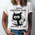 I Survived Engineering School Graduation 2026 Unisex Jersey T-Shirt