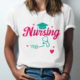 I Survived Nursing School Class Of 2026 Nurse Graduation Unisex Jersey T-Shirt