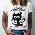 I Survived Nursing School Graduation 2026 Nurse School Grad Unisex Jersey T-Shirt