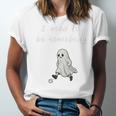 I Used To Be Somebody Nostalgia Halloween Spooky Season Premium Tri-Blend Unisex Jersey T-Shirt