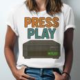 VHS Cassette Retro Analog Nostalgia Theme Premium Unisex Jersey T-Shirt VHS Cassette Retro Analog Nostalgia Theme Premium Unisex Jersey T-Shirt