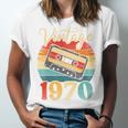 Vintage 1970 Retro Cassette Tape 70s Born Nostalgia Birthday Unisex Jersey T-Shirt