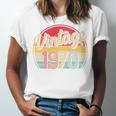 Vintage 1970 Retro Style 70's Born Nostalgia Vibe Birthday Premium Tri-Blend Unisex Jersey T-Shirt