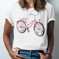 Vintage Bicycle With Playing Cards Nostalgia Premium Tri-Blend Unisex Jersey T-Shirt