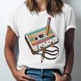 Vintage Cassette Tape And Pencil Nostalgia Party 70s 80s 90s Premium Unisex Jersey T-Shirt Vintage Cassette Tape And Pencil Nostalgia Party 70s 80s 90s Premium Unisex Jersey T-Shirt