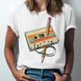Vintage Pencil Rewind Cassette Tape Nostalgia Party 80s 90s Premium Unisex Jersey T-Shirt