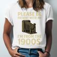 Vintage Please Be Patient With Me I'm From The 1900s Camera Premium Unisex Jersey T-Shirt