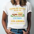 Vintage Please Be Patient With Me I'm From The 1900s Premium Tri-Blend Unisex Jersey T-Shirt