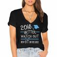 2018 Occupational Therapy Graduation Shirt For OT Women's Jersey Short Sleeve Deep V-Neck Tshirt