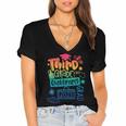 3rd Grade 2021 Graduate Quarantine Third Grade Graduation Women's Jersey Short Sleeve Deep V-Neck Tshirt