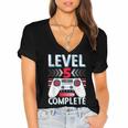 5th Grade Graduation Elementary School Graduate Level 5 Women's Jersey Short Sleeve Deep V-Neck Tshirt