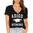 Adios Bitchachos Graduation Women's Jersey Short Sleeve Deep V-Neck Tshirt