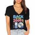 Back To The 2000s Retro Nostalgia Women's Jersey Short Sleeve Deep V-Neck Tshirt Back To The 2000s Retro Nostalgia Women's Jersey Short Sleeve Deep V-Neck Tshirt