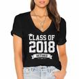 Class Of 2018 Retired Graduation TShirt Fun Retirement Shirt Women's Jersey Short Sleeve Deep V-Neck Tshirt