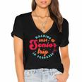 Class Of 2024 Senior Trip In Progress Graduation Trip Women's Jersey Short Sleeve Deep V-Neck Tshirt
