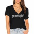 Classic Got Nostalgia Retro Novelty Gag Fun Humor Women's Jersey Short Sleeve Deep V-Neck Tshirt