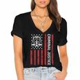 Criminal Justice Major College Student Graduate Graduation Women's Jersey Short Sleeve Deep V-Neck Tshirt