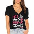Cute Pre K Graduation Shirts Girls Tee Women's Jersey Short Sleeve Deep V-Neck Tshirt