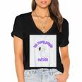 Cute Puppy With a Quote For Introverts Women's Jersey Short Sleeve Deep V-Neck Tshirt Cute Puppy With a Quote For Introverts Women's Jersey Short Sleeve Deep V-Neck Tshirt