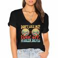 Don't Like Me Antisocial Introvert & Anti Social Women's Jersey Short Sleeve Deep V-Neck Tshirt