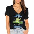 Enjoy Adulthood Comes With Bills Nostalgia Regret Women's Jersey Short Sleeve Deep V-Neck Tshirt Enjoy Adulthood Comes With Bills Nostalgia Regret Women's Jersey Short Sleeve Deep V-Neck Tshirt