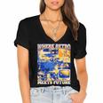 Frutiger Aero Retro Vibes Y2K 90's Vibes Women's Jersey Short Sleeve Deep V-Neck Tshirt