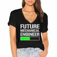 Future Mechanical Engineer Cool Graduation Women's Jersey Short Sleeve Deep V-Neck Tshirt