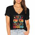 Goodbye Pre-k Graduation Kindergarten Summer Break Graduate Women's Jersey Short Sleeve Deep V-Neck Tshirt