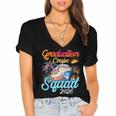 Graduation Cruise Squad 2026 Cruising Graduation Women's Jersey Short Sleeve Deep V-Neck Tshirt