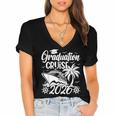Graduation Cruise Trip 2026 Vacation Graduate Cruising Women's Jersey Short Sleeve Deep V-Neck Tshirt