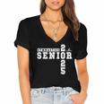 Gymnastics Senior Night Gymnastics Senior 2025 Graduation 2 Women's Jersey Short Sleeve Deep V-Neck Tshirt