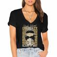 High School Graduate Queen Class Of 2021 Graduation Women's Jersey Short Sleeve Deep V-Neck Tshirt