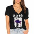 High School GraduationShirt Flag College Graduation Women's Jersey Short Sleeve Deep V-Neck Tshirt