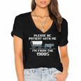 I'm From The 1900s Please Patient History Women's Jersey Short Sleeve Deep V-Neck Tshirt I'm From The 1900s Please Patient History Women's Jersey Short Sleeve Deep V-Neck Tshirt