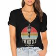 I'm Not Old I'm Classic Retro Nostalgia Women's Jersey Short Sleeve Deep V-Neck Tshirt I'm Not Old I'm Classic Retro Nostalgia Women's Jersey Short Sleeve Deep V-Neck Tshirt